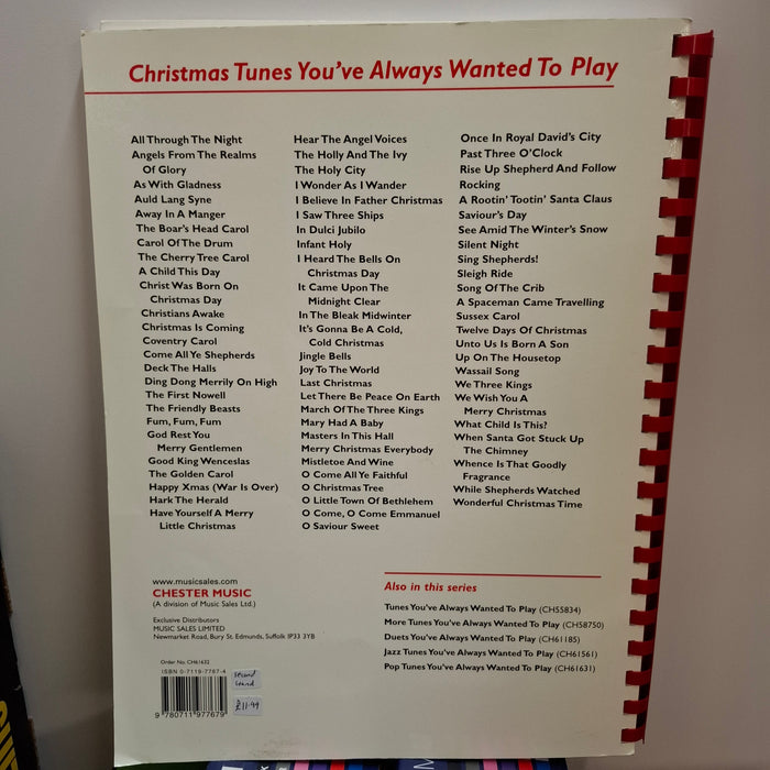 Second Hand Christmas Tunes You've Always Wanted To Play Book