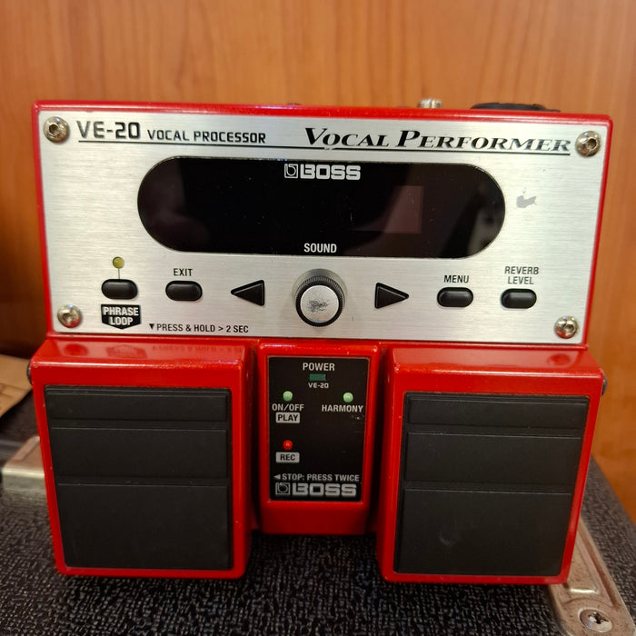Second Hand Boss VE-20 Vocal Processor Effect Pedal with Box