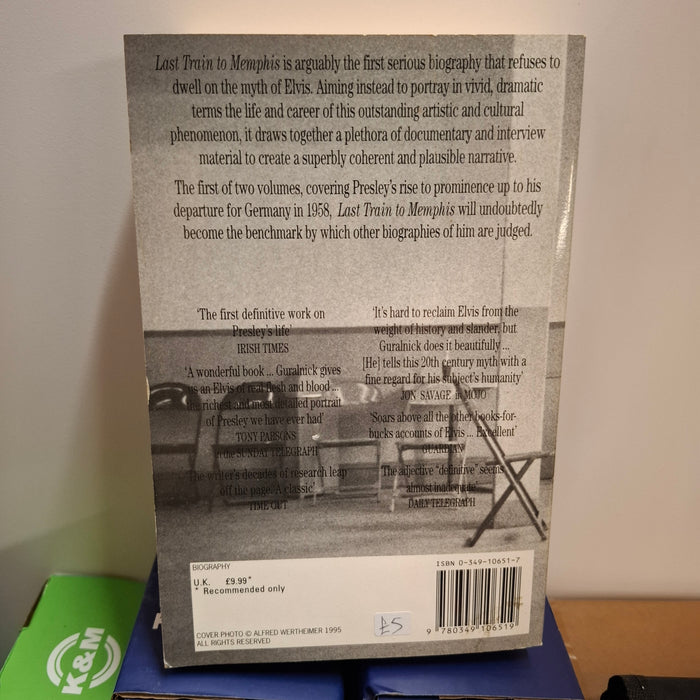 Second Hand Last Train To Memphis The Rose Of Elvis Presley Book by Peter Guralnick