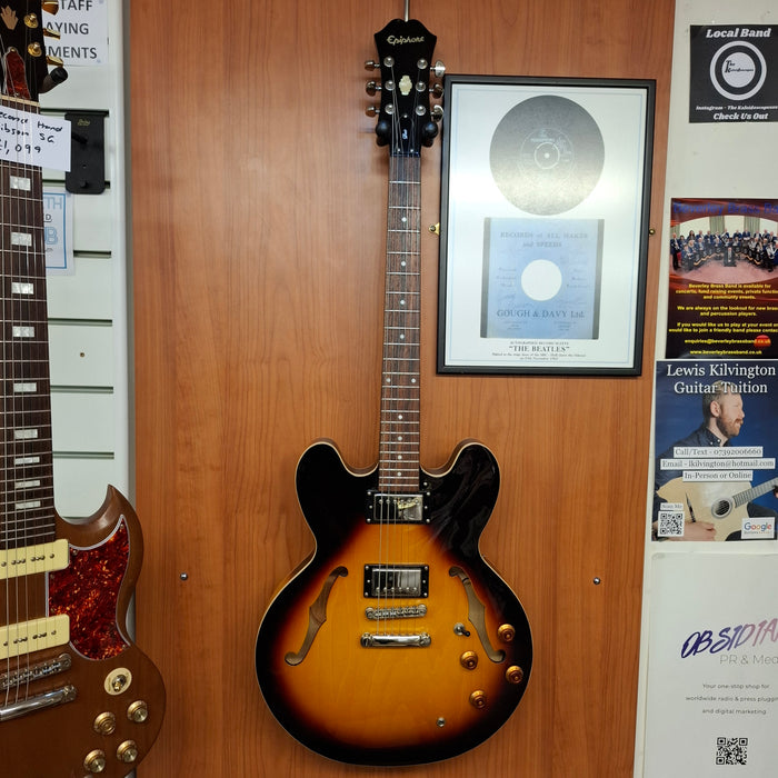 Second Hand Epiphone Dot VS Electric Guitar with Hard Case