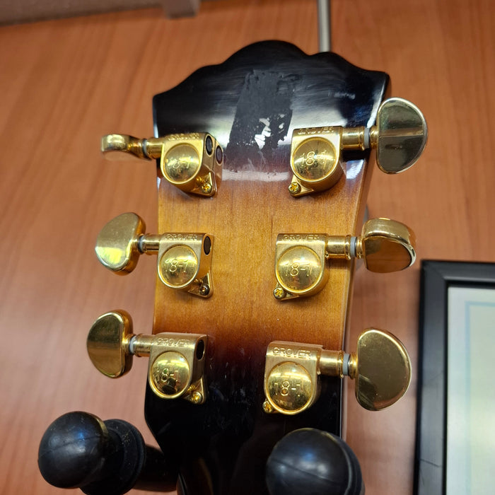 Second Hand Washburn J5 Hollow Body Tobacco Sunburst Electric Guitar