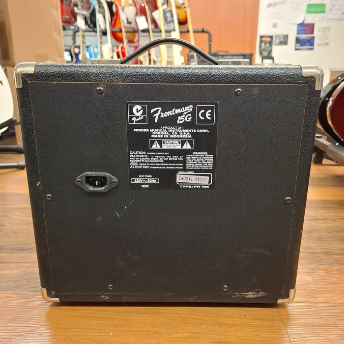 Second Hand Fender Frontman 15G Electric Guitar Amplifier