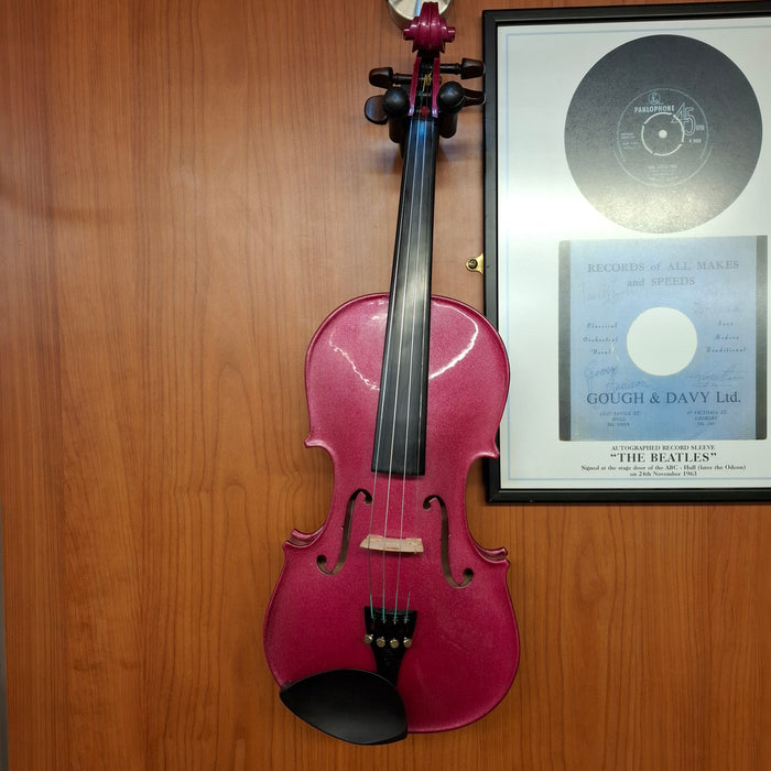 Second Hand Stentor Harlequin Violin (Pink)