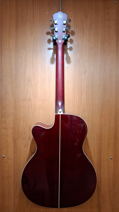 Washburn DFBACE Deep Forest Burl ACE Grand Auditorium Electro Acoustic Guitar