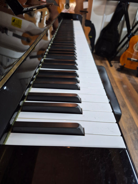 Second Hand Yamaha U3  upright piano with quiet time system for use with headphones.