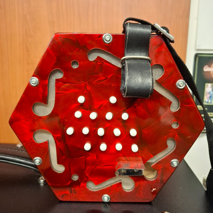 Second Hand Red Concertina