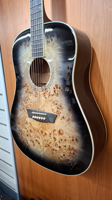Washburn DFBD Deep Forest Burl D Dreadnought Acoustic Guitar