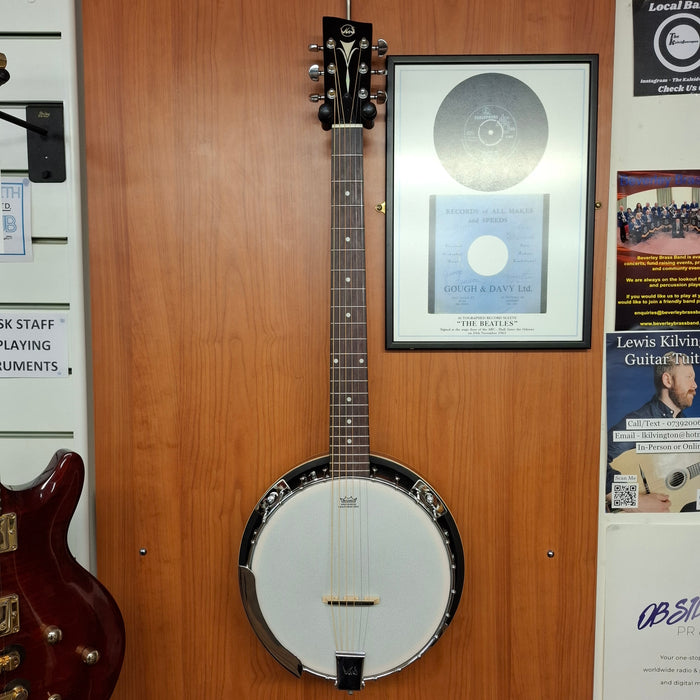 Second Hand Gewa 6 String Banjo With Hard Case