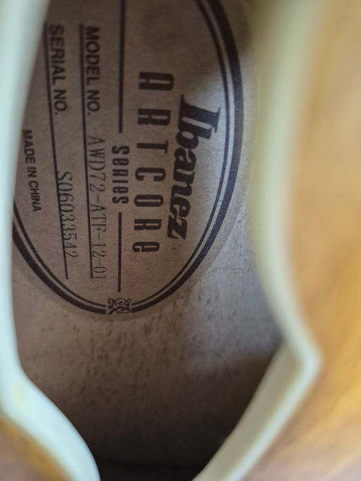 Second Hand Ibenez AWD 72 hollow body electric guitar