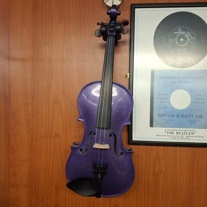 Second Hand Purple Harlequin 3/4 Size Violin