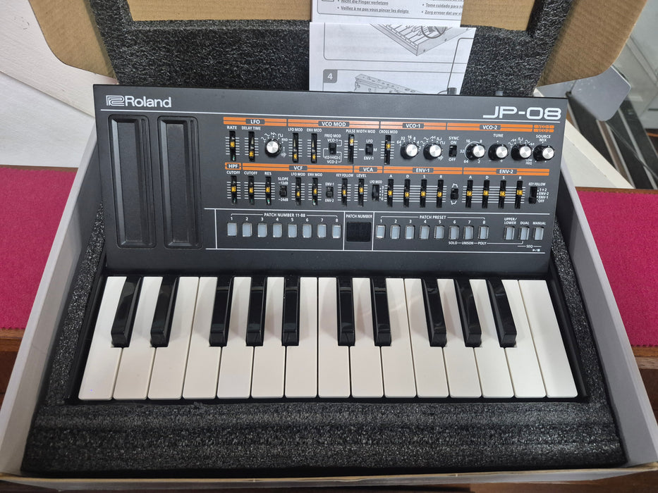 Second Hand Roland Boutique JP-08  and KM-25m Synthesizer