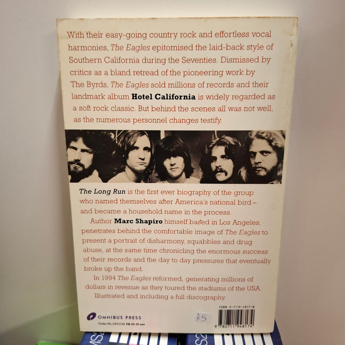 Second Hand The Story Of The Eagles The Long Run Book by Marc Shapiro