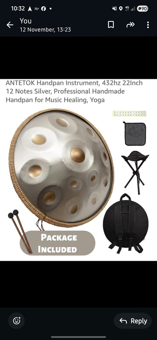 Handpan instrument