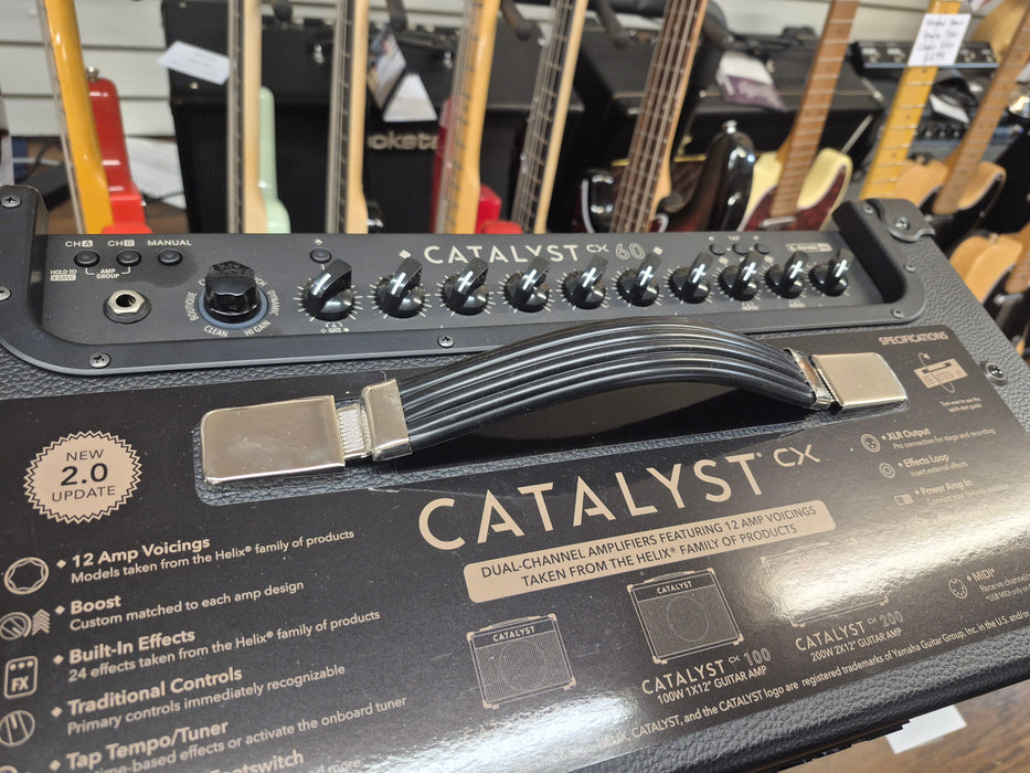 Second Hand  Line 6 catalyst CX60 60w Amp(Includes official pedal and cover)