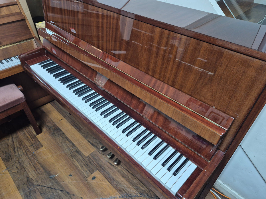 Second Hand Petrof 115 upright piano
