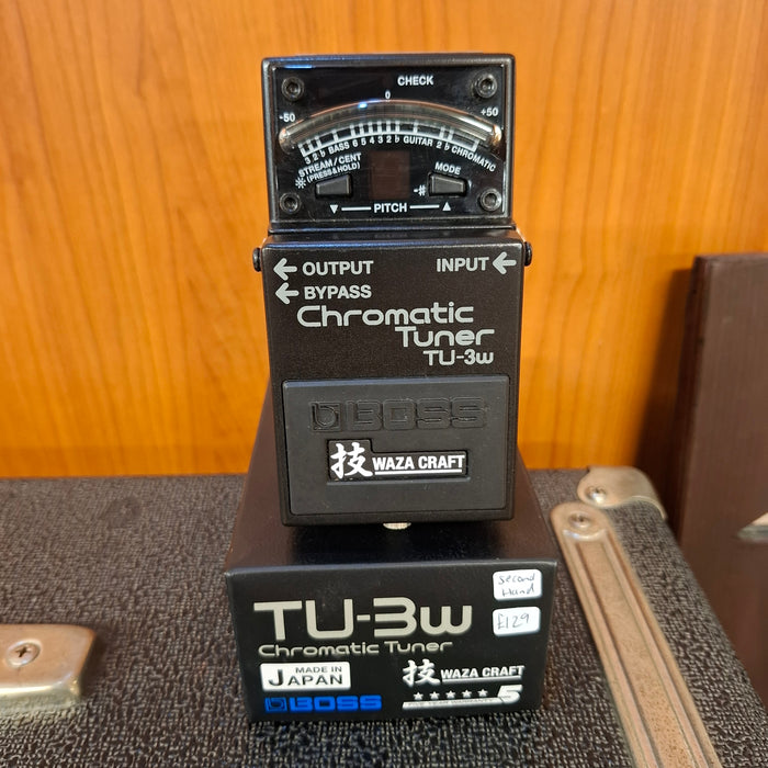 Second Hand Boss TU-3W Waza Craft Effect Pedal with Box