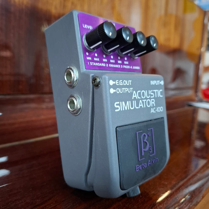 Second Hand Beta Aivin AC-100 Acoustic Simulator Effect Pedal