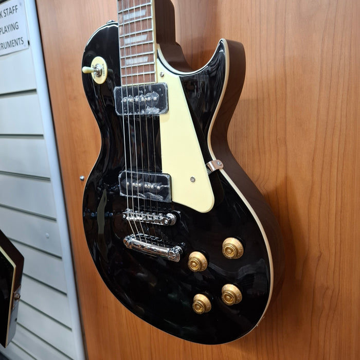 Vintage V100P ReIssued Electric Guitar ~ Boulevard Black