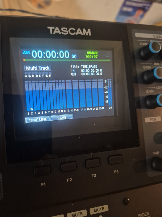 Second Hand Tascam DP-24SD 24-Track Digital Portastudio