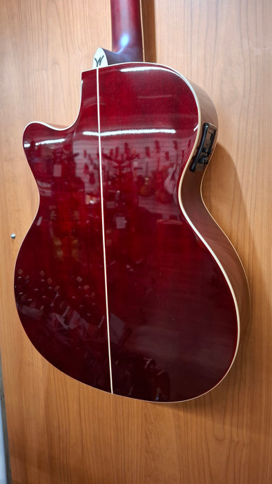 Washburn DFBACE Deep Forest Burl ACE Grand Auditorium Electro Acoustic Guitar