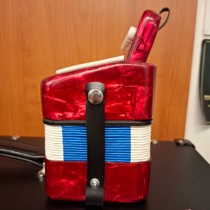 Second Hand Red Kid's Accordion