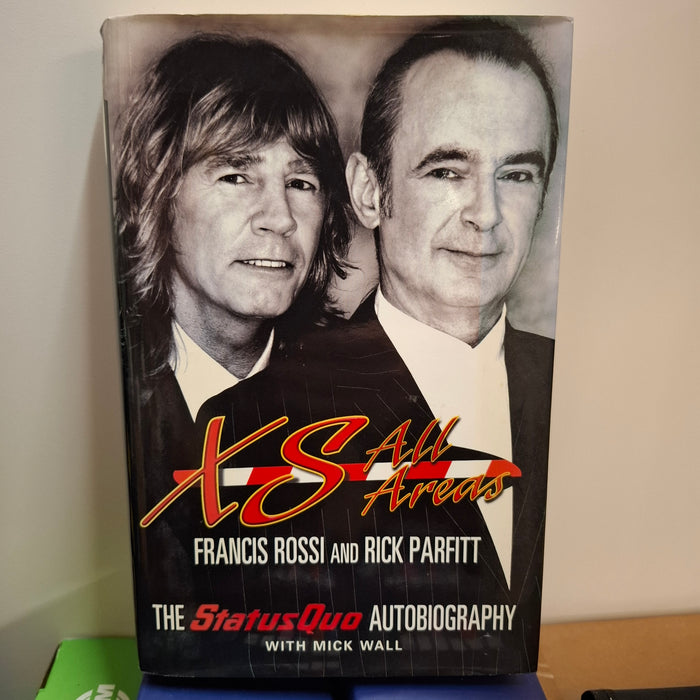 Second Hand XS All Areas The Status Quote Autobiography Book by Francis Rossi and Rick Larfitt