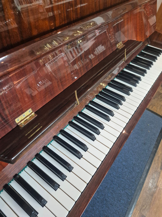 Second Hand Calisia Mahogany Polished Upright Acoustic Piano