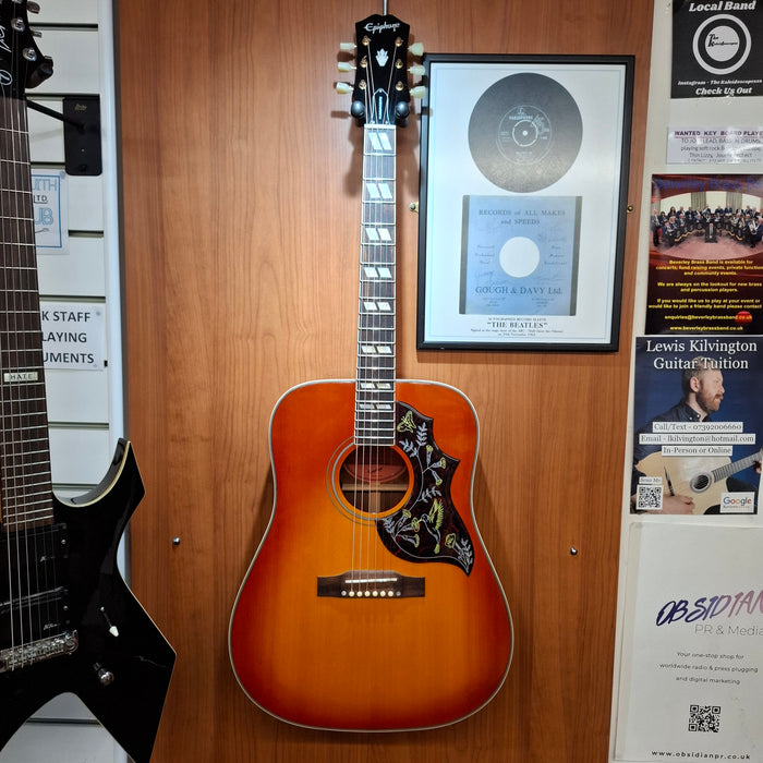 Second Hand Epiphone Hummingbird Electro Acoustic Guitar