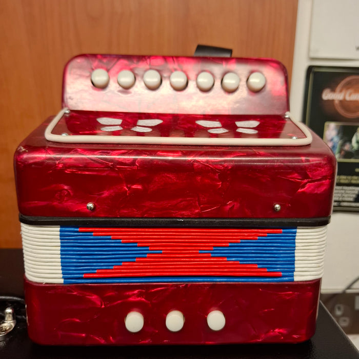 Second Hand Red Kid's Accordion