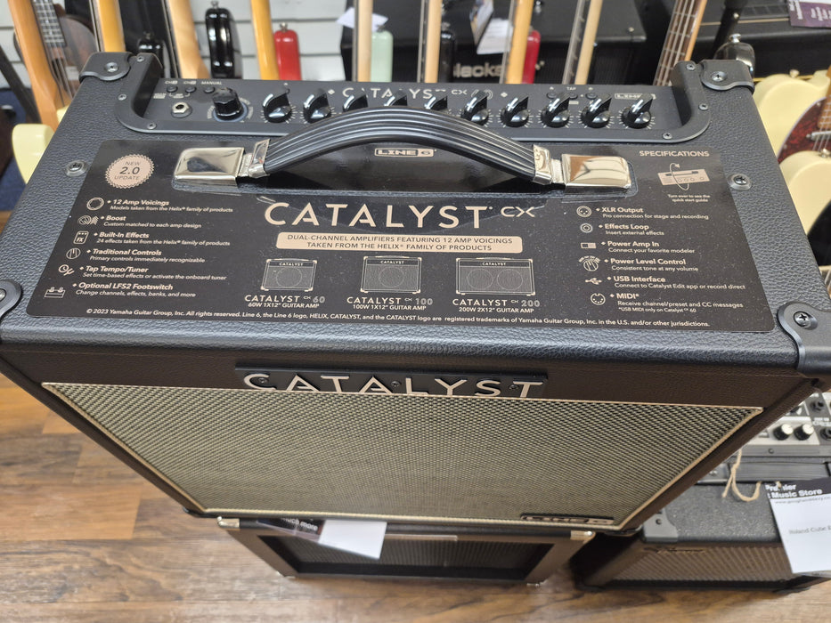 Second Hand  Line 6 catalyst CX60 60w Amp(Includes official pedal and cover)
