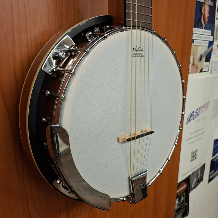 Second Hand Gewa 6 String Banjo With Hard Case