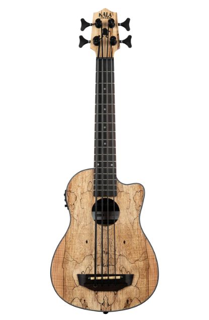 Kala Spalted Maple Acoustic-Electric U•BASS UBASS-SP-MAPL-FS