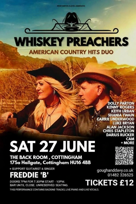Whiskey Preachers Poster - 27 June £12