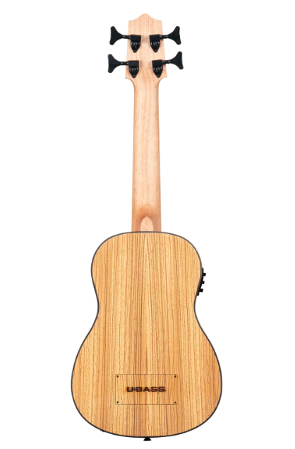 Kala Zebrawood Acoustic-Electric U•BASS UBASS-ZEB-FS