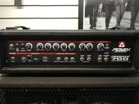 Second Hand Peavey Firebass Amplifier and Speaker Cabinets including Sub