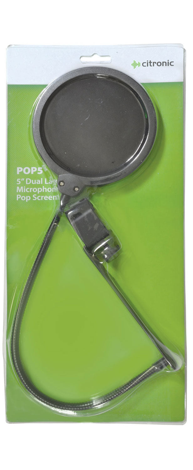 Pop Screen Citronic Microphone Pop Screens — Gough & Davy