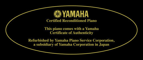 Yamaha Workshop Reconditioned U3 Professional Upright Acoustic Piano authenticity reconditioned