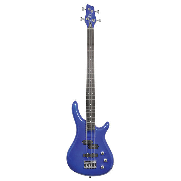 Chord CCB90 Bass Guitar in Metallic Blue