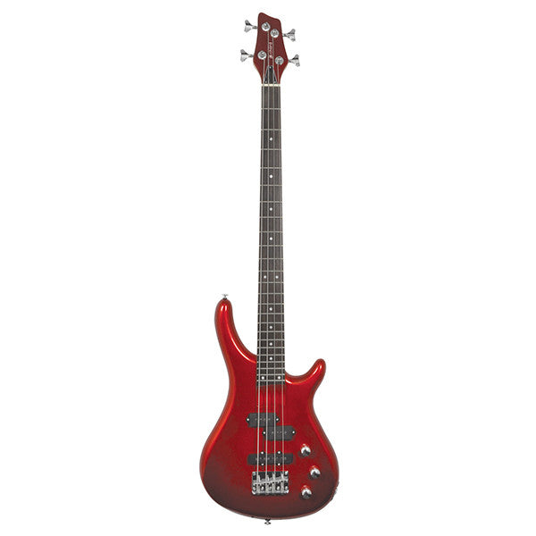 Chord CCB90 Bass Guitar in Metallic Red