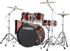 Yamaha Rydeen Drum Kit With 22" Kick Drum & Cymbals dark red