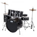 PP Drums PP250 5-Piece Drum Kit Outfit black