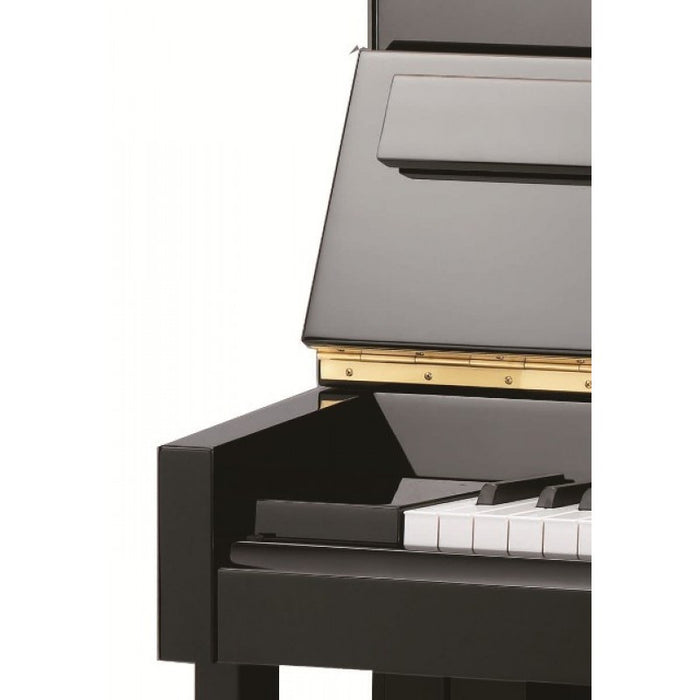 Ritmuller EU110S Upright Acoustic Piano close up left side