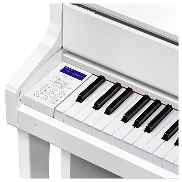 Casio GP310 Grand Hybrid Digital Piano white left side