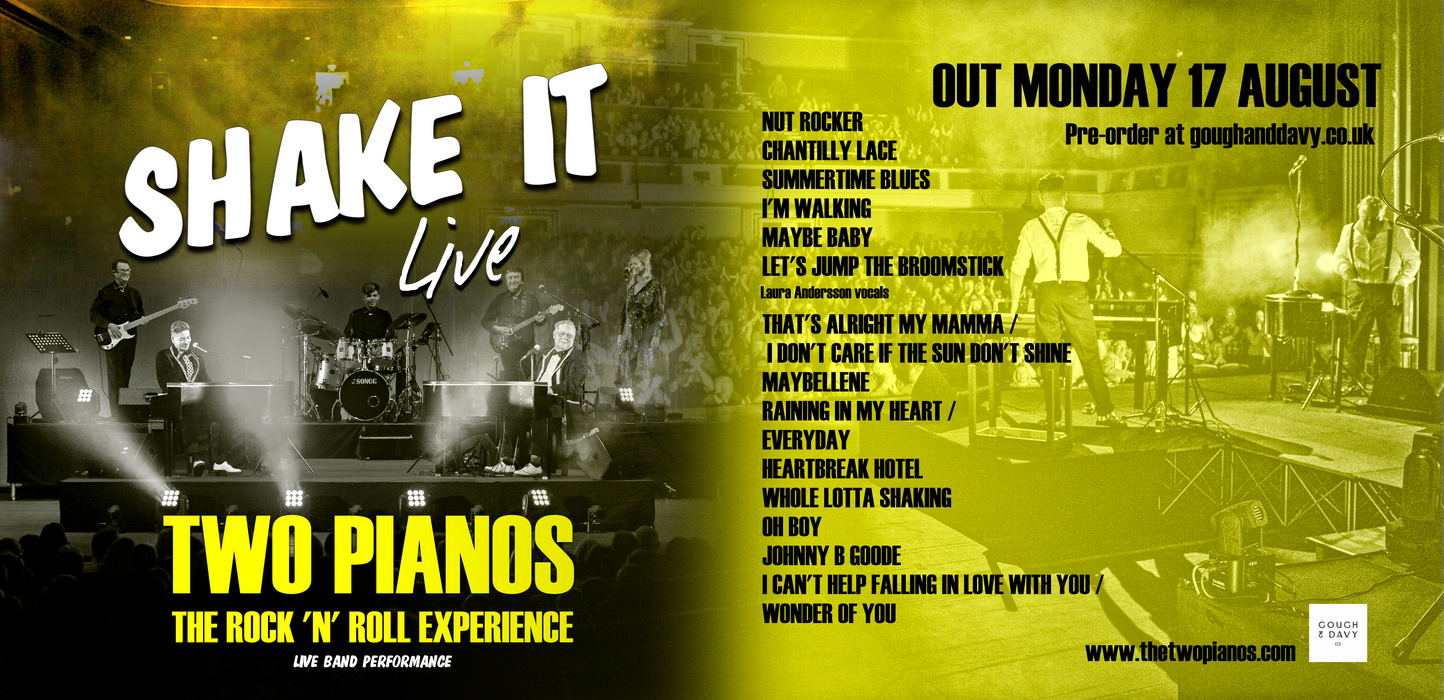 Shake it TWO PIANOS live CD