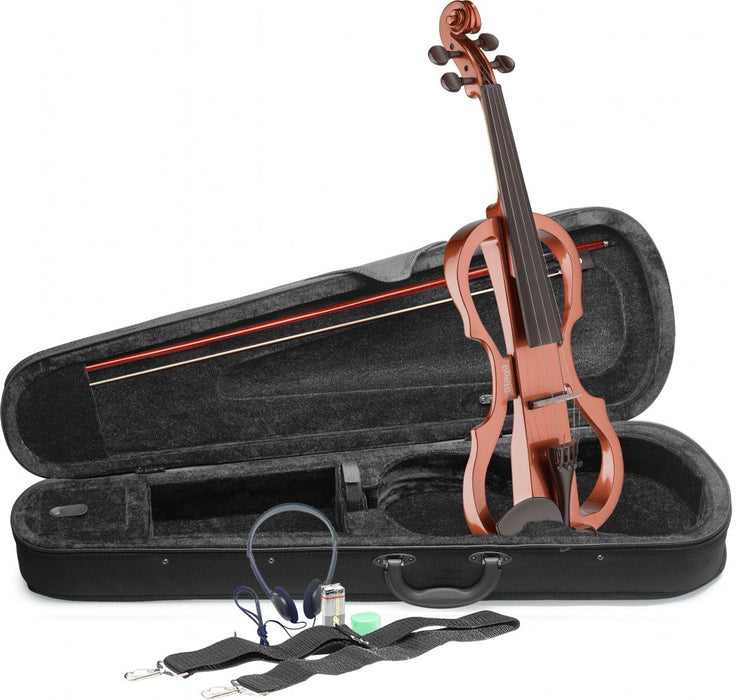 Stagg Electric Violin Outfit metallic 